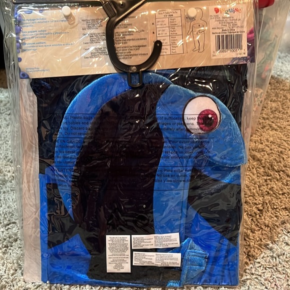 Finding Dory Deluxe Costume 12-18M - Picture 3 of 4